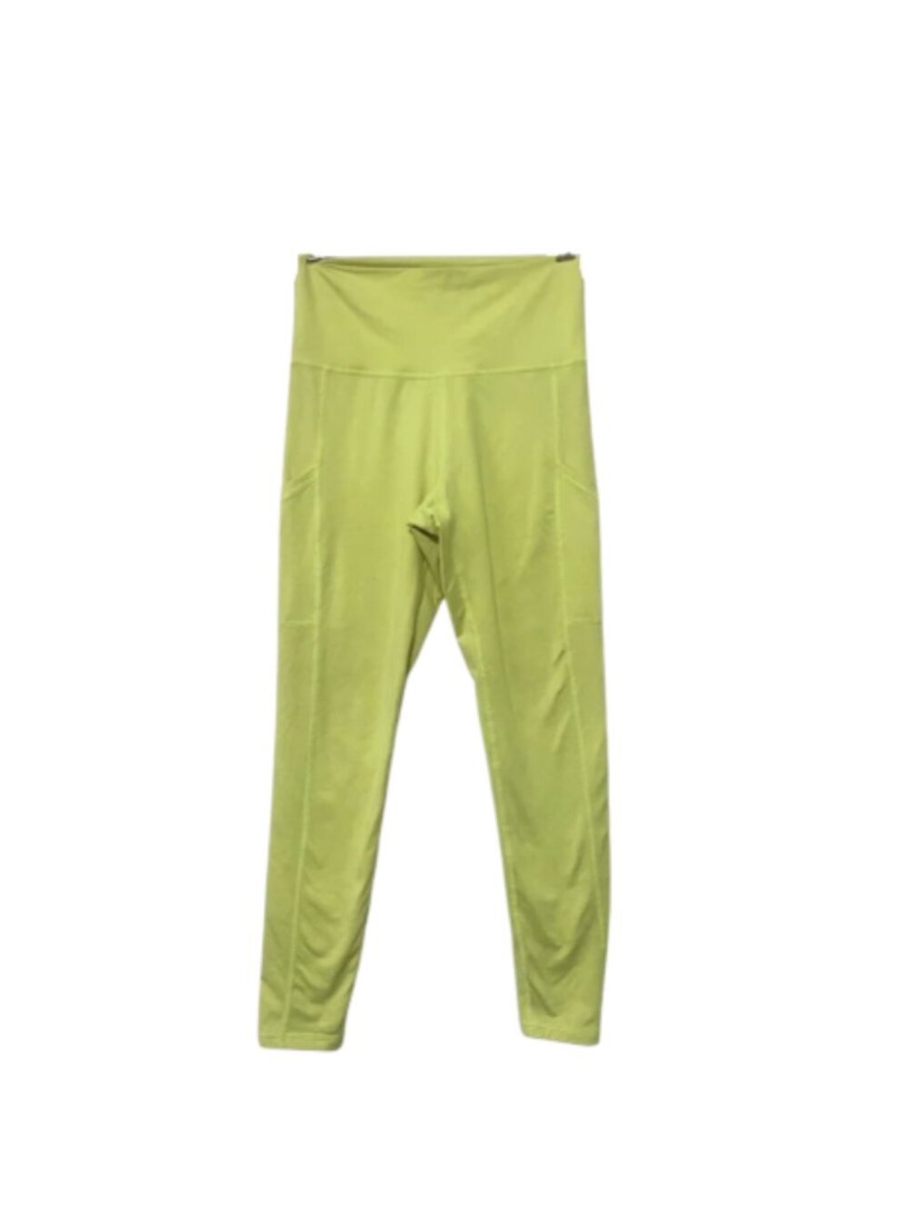 Aerie chill play move high rise pocket leggings EUC in neon yellow